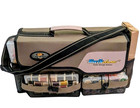 Used Fly Tying Lot  Flambeau Kwikdraw Tackle Bag  Feathers  Dubbing  Vise  Tools