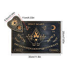 Wooden Vintage Ouija Board   Planchette Handmade Flame Hand Spirit Board 30 20cm