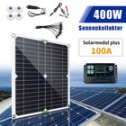 2400 Watts Solar Panel Kit 100a 12v Battery Charger With Controller Caravan Boat