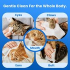 Unscented Pet Wipes Dog Cat Wipes Cleaning Hypoallergenic Pet Grooming Wipes