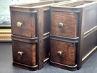 Antique Singer Treadle Sewing Machine Cabinet Drawers W frames   Hardware C1915
