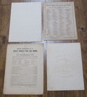 4 Civil War Indian Wars Sheet Music Song Custer 7th Cavalry Favorites
