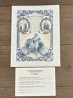 3 Bep Intaglio Prints  ideals Of Allegory Cards   Peace  Justice     Liberty