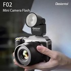 Mini Camera Flash W  Hot Shoe 6500k  300k Flash Speedlite For Cannon Nikon Sony