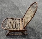 W F Tubbs Norway Maine Sno Shu Folding Canoe Chair  2