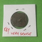 L  k Dominican Republic Coin 1504 4 Maravedis Carlos   Juana Key Countermark