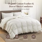 Goose Feather Down Comforter King Size  All Season Duvet Insert