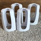 Kiinde Silicone Baby Bottle Set White  4 Bottle Holders Included  Bpa-free