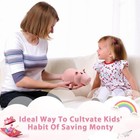 Phocas Hamm Piggy Bank Unbreakable Cute Pink Pig Money Bank Plastic Saving Co   