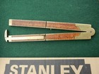Antique Stanley   No  32 1 2 Folding Ruler   Caliper Brass Edge p Re 1930 Minty