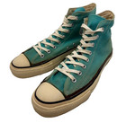Vintage 80s Converse All Star Hi - Turquoise Blue - Made In Usa     Us 10 5
