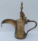 Beautiful Islamic Dallah Arabic Coffee Pot Qahwa Bedouin  Magnificent Engravings