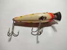 Vintage Pflueger Baby Palomine Strawberry Spotted Wooden Fishing Lure