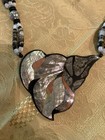 Lee Sands Mother Of Pearl Necklace And Earings