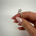 Diamond Women Ring Igi Certified Vs1 F 1 7ct Oval Labcreated Pave 14k White Gold