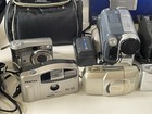 Lot Of 12 Cameras   Camcorders Sony  Nikon  Olympus Etc  See Desc For List