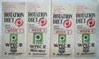 Lot Of 4 Rotation Diet Vtg 1987 By Martin Katahn Publix Diet Brochures Pamphlets