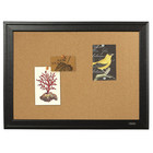 Quartet Cork Bulletin Board Black Frame 23 X 79281