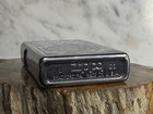 Vintage 2001 Harley Davidson Zippo Lighter Deep Carved Diamond Plate Chrome L 01
