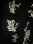 Pewter Dragon   Wizard Figurines Mixed Lot Of 6 Miniatures Vintage Fantasy