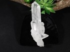 Long  Very Translucent  Quartz Crystal Cluster From Brazil 152gr