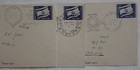 Vintage Israel First Day Cover Independence Day W  Flag 30 Stamps Cancelled 1949