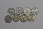 India 1 Rupee - 8 Coins Collection B49  1450