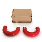 Red Tow Hook Trailer Loader Tractor Bucket Cover Trim For Ford F150 2004-2024