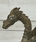 Rawcliffe Pewter Dragon 1992 Proud Parent Rf1733 Blue Crystal Eyes Read