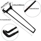12 6 In Folding Hairpin Table Legs  4 Pcs Heavy Duty Foldable For Coffee Tables 