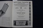 1931 Nov 30 National Theatre Program Grand Hotel - Ruman -jaffe -calleia -k 4657