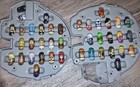 Mighty Beanz Star Wars Lot  3 Containers And 97 Beanz 