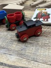Vintage Brio 33125 Wooden Wood Train Set Near Complete W box Extra Track Read
