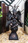 6 5 h Sabbatic Goat Idol Baphomet Bronze Resin Statue Horned God Figurine
