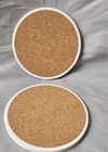 Coca-cola Absorbent Stoneware Coasters Set Of 2 - Vintage  Great Condition