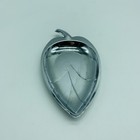 Vintage Chrome Leaf 8 5    Dish Made In Hong Kong