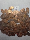 100  Assorted Pressed Elongated Pennies From Louisiana See Description