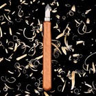 1 Pcs Wood Handle Dual Double Bevel Striking Marking Knife Left Or Right Hand