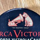 Antique Record Brush Duster Rca Victor Nipper Albany New York Silver Appliance