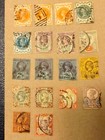 Great Britain Queen Victoria Misc  Used Lot Of 18 Jubilee Issue 1887-1900 Stamps