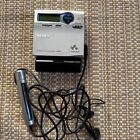 Sony Mz-r910 Net Md Walkman Silver Minidisc Player Tested Working Rare Vintage