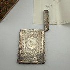 Anitque Sterling Silver Card Case Hallmarked George Unite Circa 1890 s 49 Grams