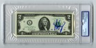 Steve Woz Wozniak Signed  2 Dollar Currency Encapsulated Psa Autographed Apple