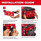 Milwaukee Tool 48-22-8604 Packout Tool Box M12 Battery Rack Attachment