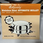 Stainless Electric Skillet Regal Ware Society 12  Liquid Core W  Dome Lid K7260