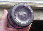 1880s Pretty Amethyst Fancy Paneled Catsup Bottle Emb H9 Early Heinz 