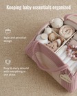 Baby Diaper Caddy Organizer  Cotton Rope Diaper Caddy Basket  Large Storage B   