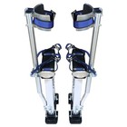 15  - 23   Silver Aluminum Alloy Stilts Tool Adjustable For Taping Painting