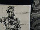 1954 Original Military Male Pen   Ink Drawing