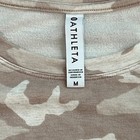 Athleta Studio To Street Camo Sweatshirt  Pullover Beige  Size Medium Yoga